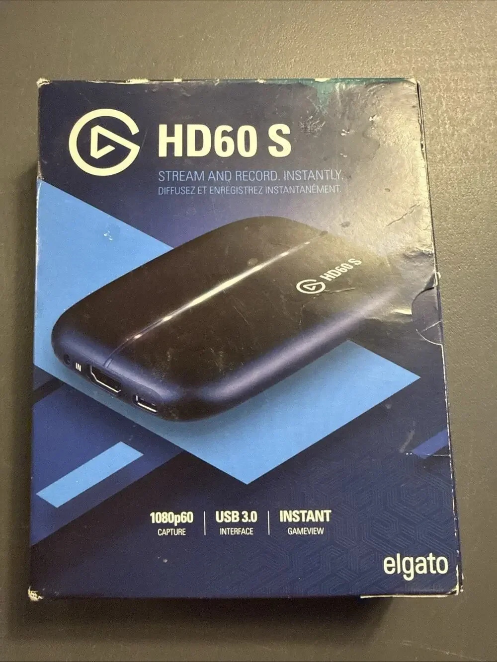 Elgato HD60 S High-Definition 1080P@60FPS, Power & HDMI Cable Included. Open Box
